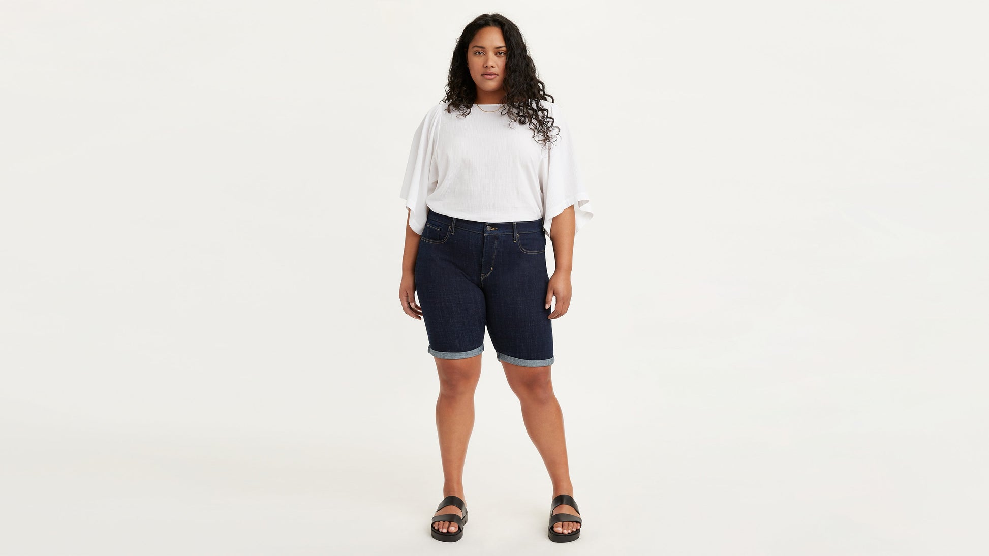 Levi's® Women's Shaping Bermuda Shorts (Plus Size)