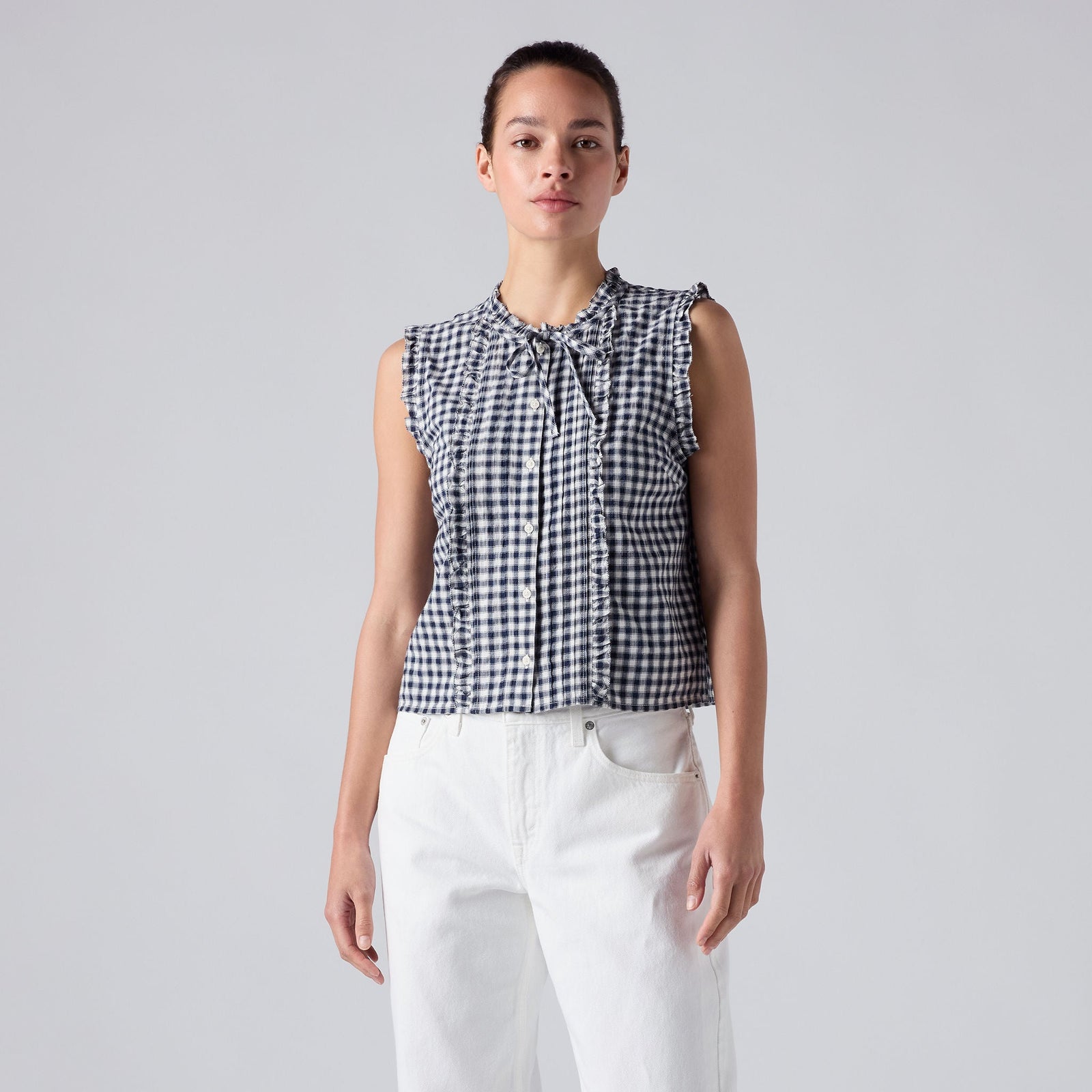 Main 3 - Levi's® Women's Shelby Sleeveless Slim Blouse - 007XG0004