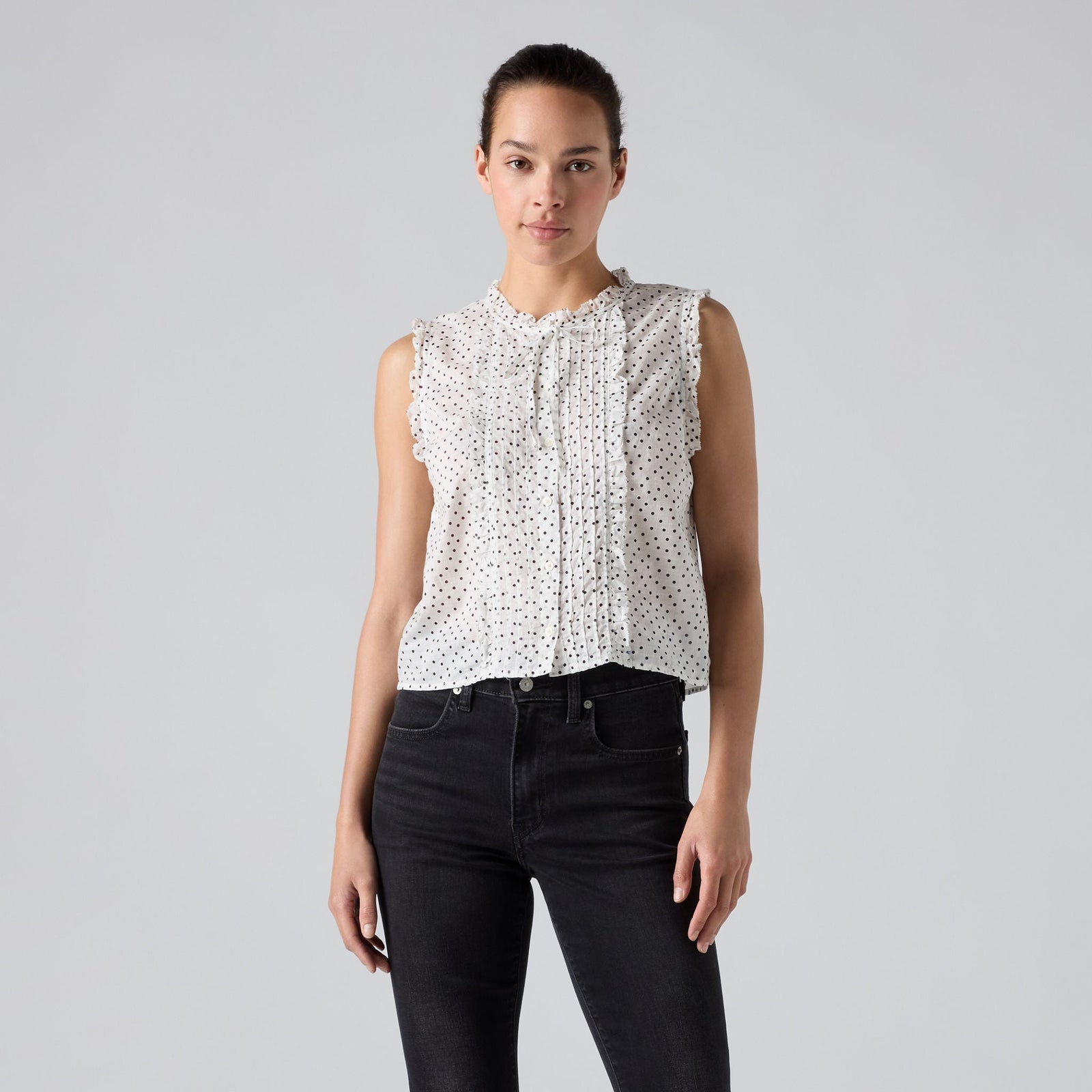 Main 3 - Levi's® Women's Shelby Slim Blouse - 007XG0001