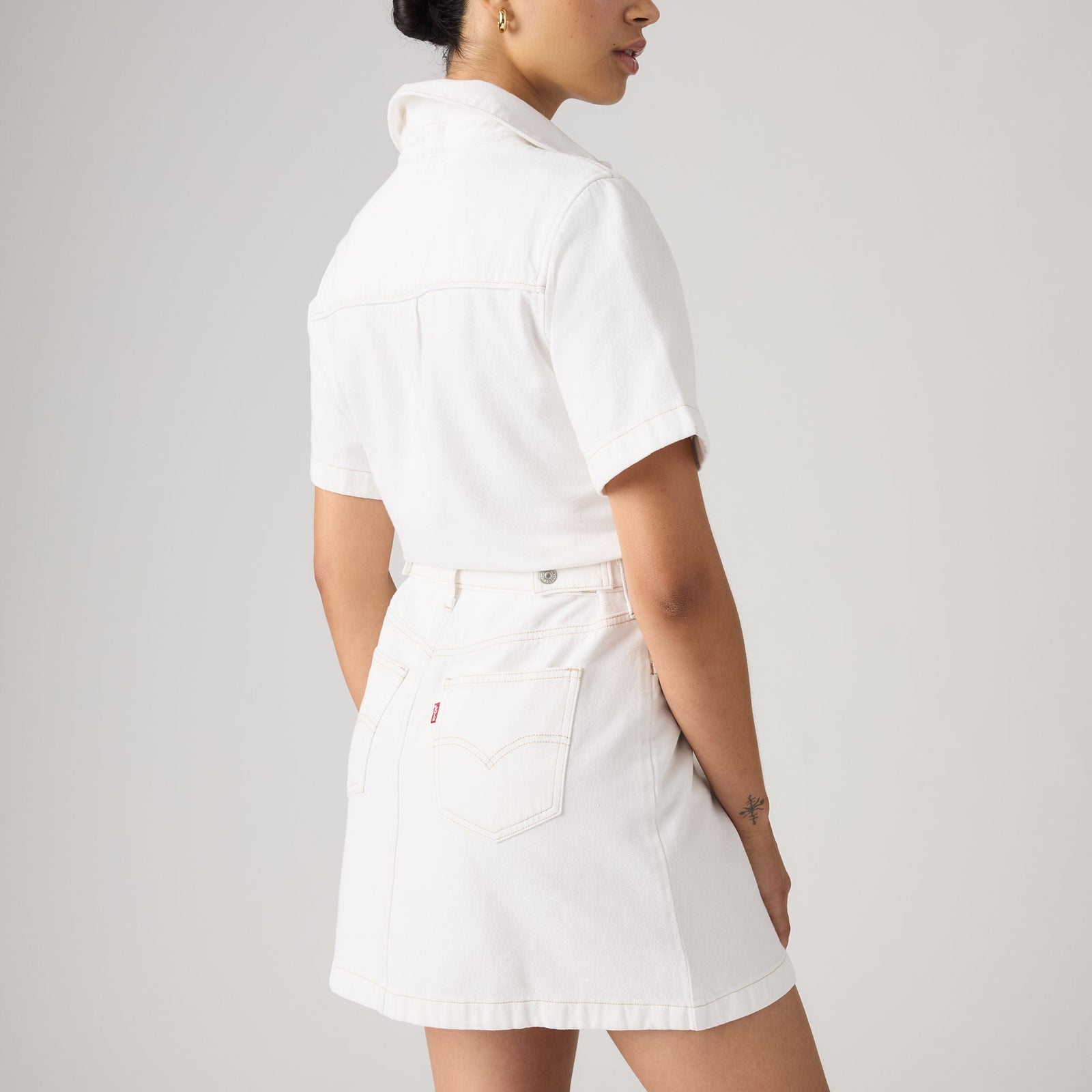 Main 4 - Levi's® Women's Short-Sleeve Logan Western Dress - 005I60004