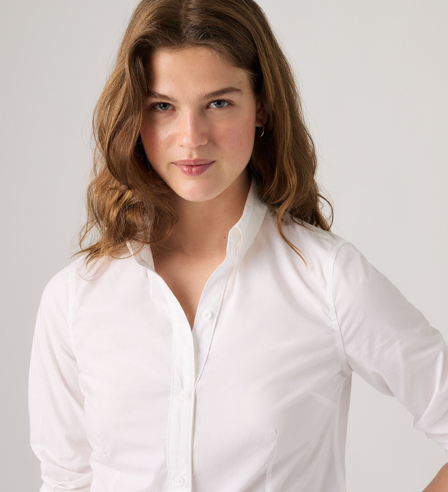 Main 4 - Levi's® Women's Slim Poplin Shirt - 0084R0000