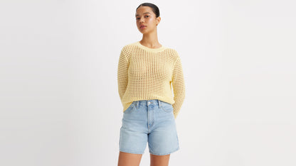 Levi's® Women's Superbloom Crochet Long-Sleeve Top