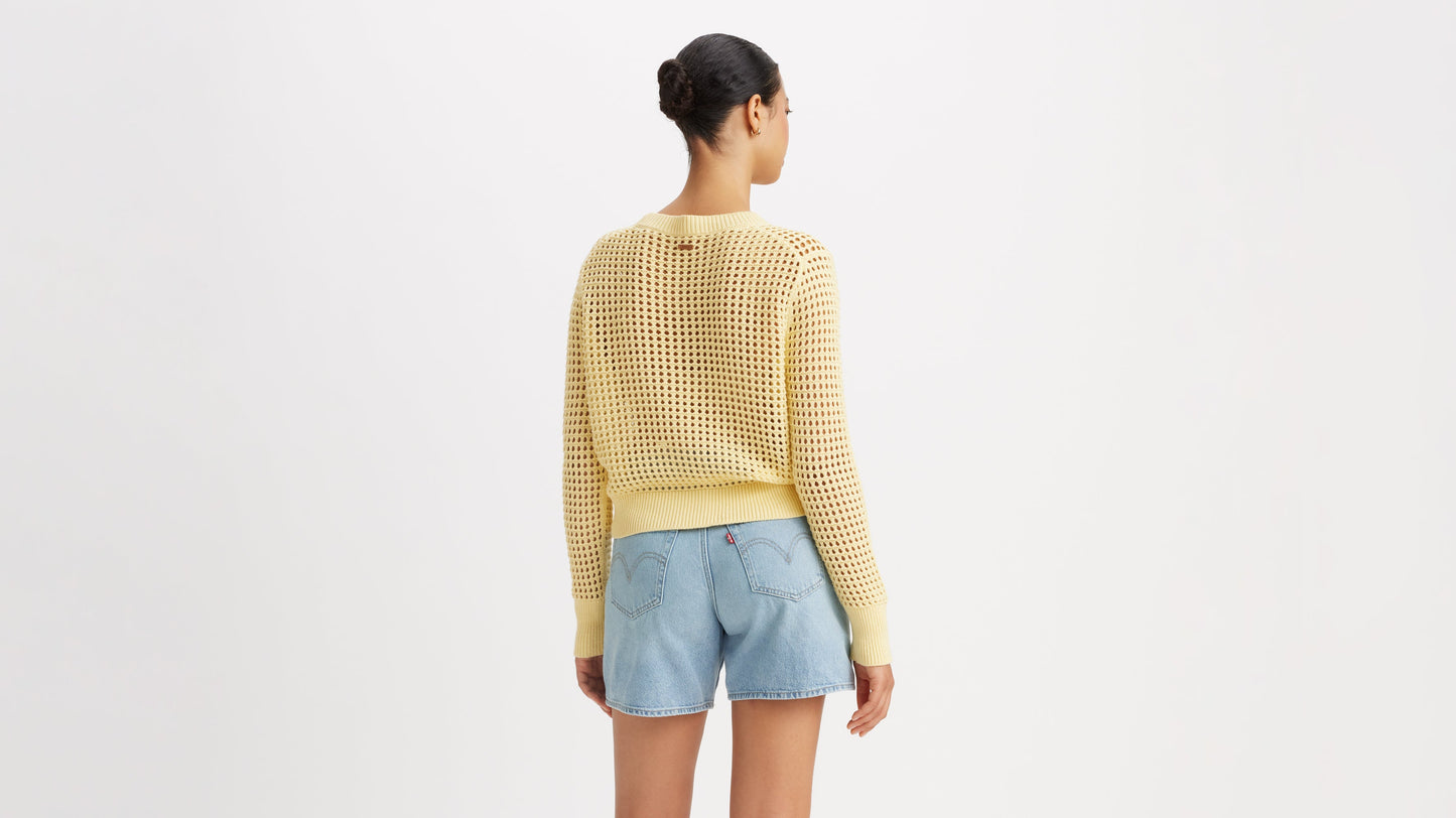 Levi's® Women's Superbloom Crochet Long-Sleeve Top