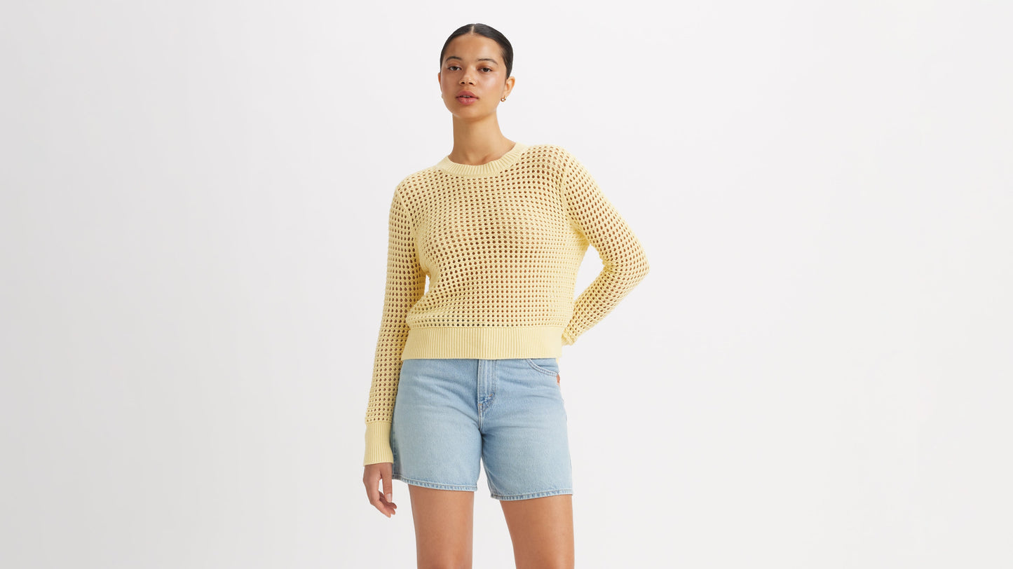 Levi's® Women's Superbloom Crochet Long-Sleeve Top