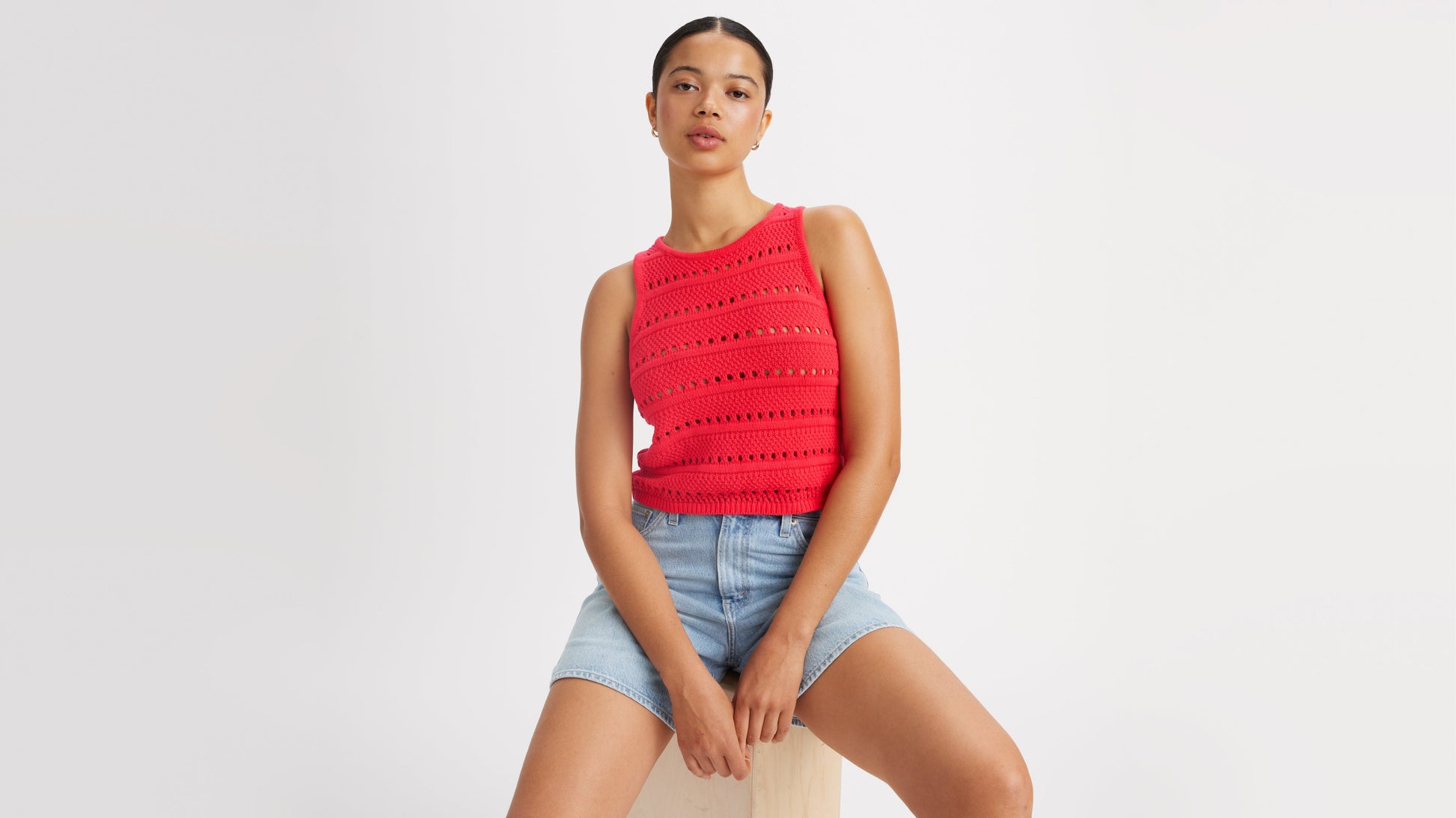 Levi's® Women's Superbloom Crochet Tank