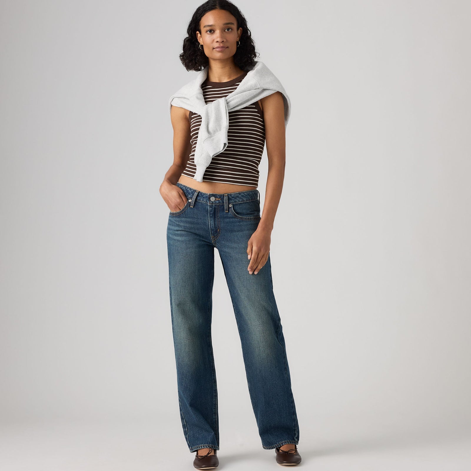 Main 3 - Levi's® Women's Superlow Straight Jeans SCL - 