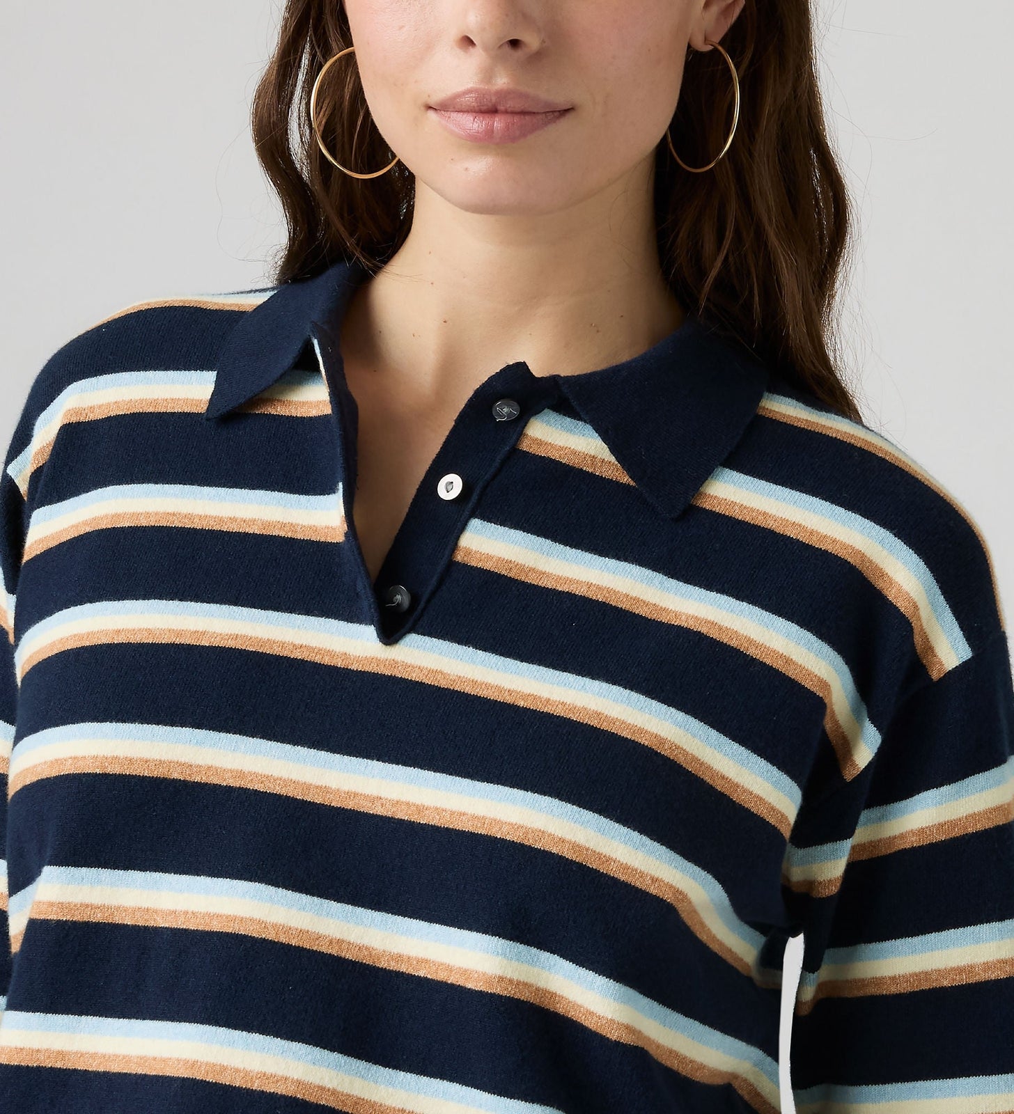 Main 4 - Levi's® Women's Supersoft Long-Sleeve Polo - 007VY0003