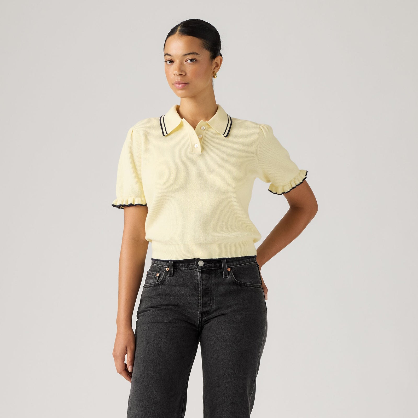 Main 3 - Levi's® Women's Supersoft Summer Short-Sleeve Polo - 007VQ0000
