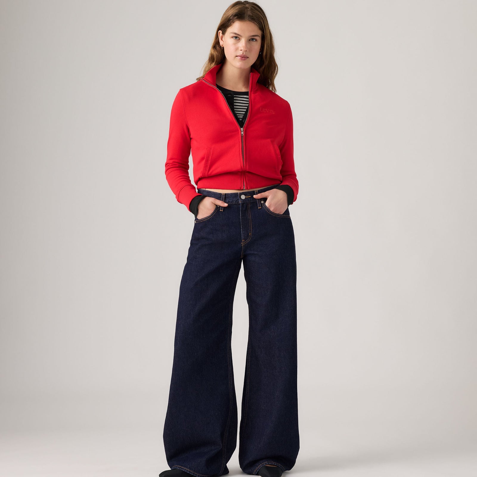 Main 2 - Levi's® Women's Teardrop Wide-Leg Jeans SCL - 