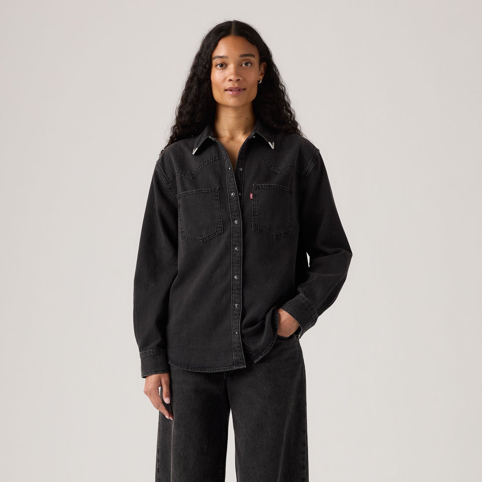 Main 5 - Levi's® Women's Teodora Western Shirt SCL - 