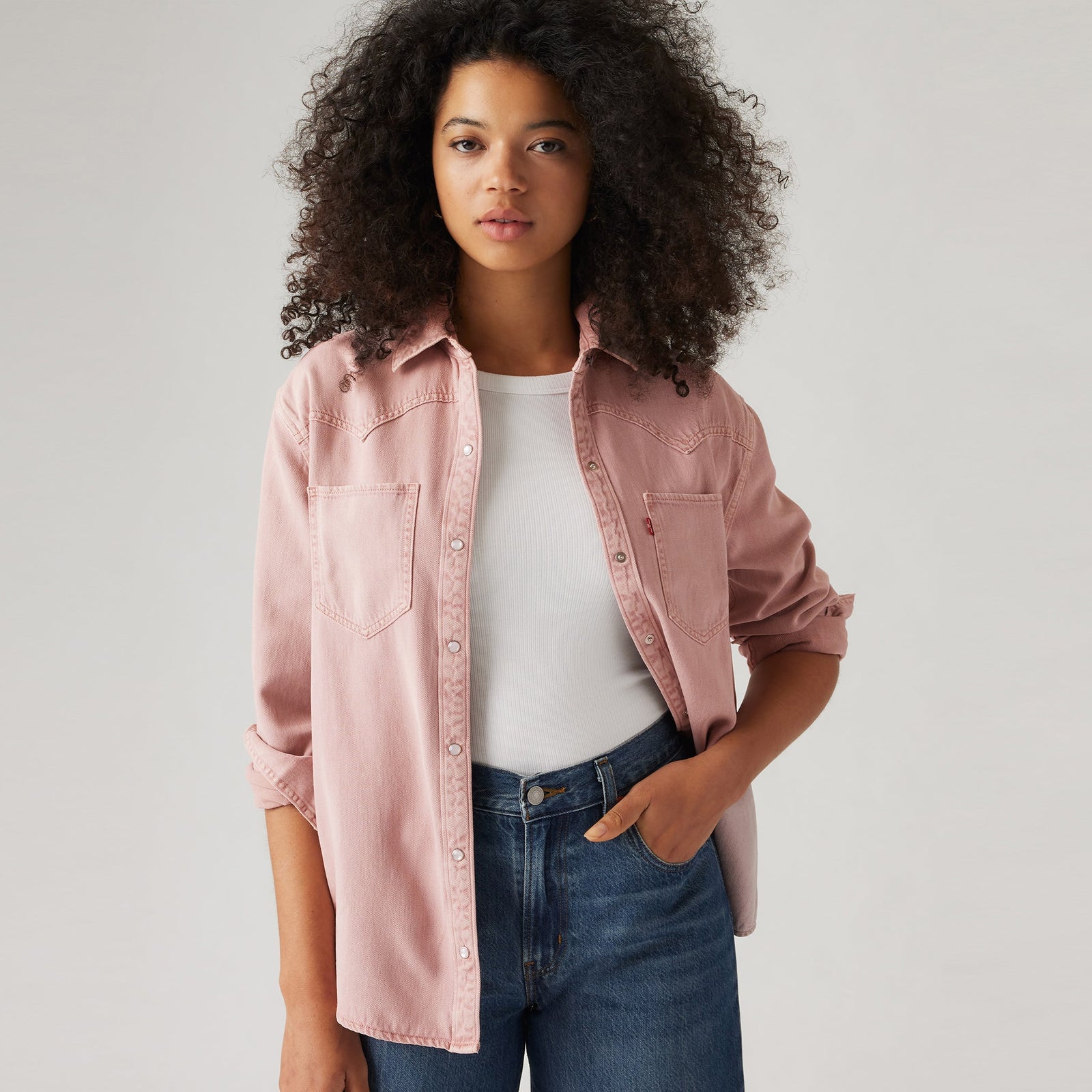 Main 3 - Levi's® Women's Teodora Western Shirt SCL - 
