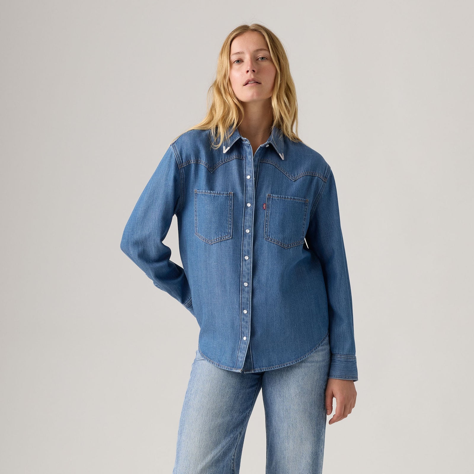 Main 4 - Levi's® Women's Teodora Western Shirt SCL - 