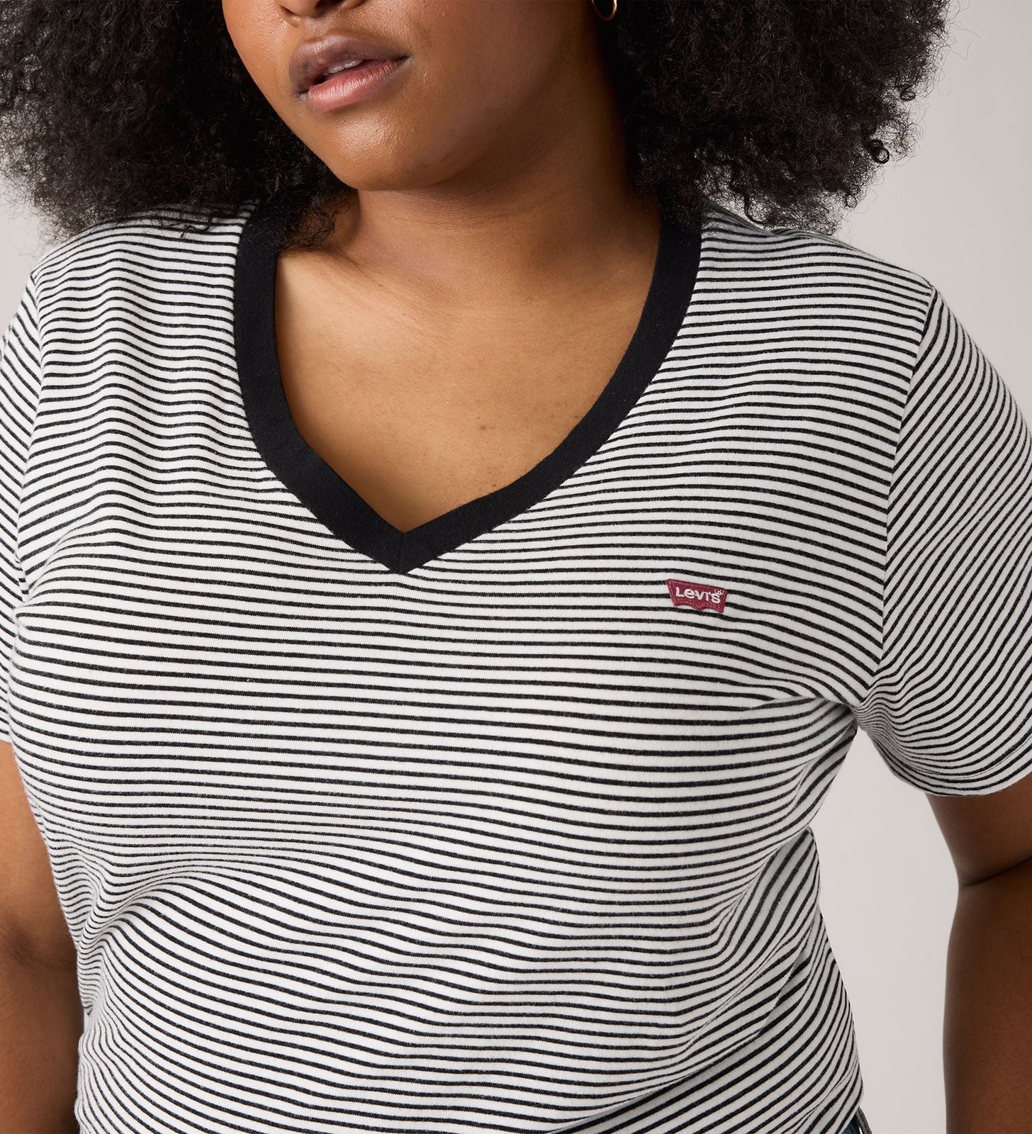 Main 4 - Levi's® Women's V-Neck T-Shirt (Plus Size) - A23230000
