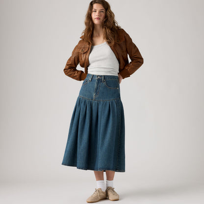 Thumbnail 1 - Levi's® Women's Yoked Pleated Skirt - 0089T0004