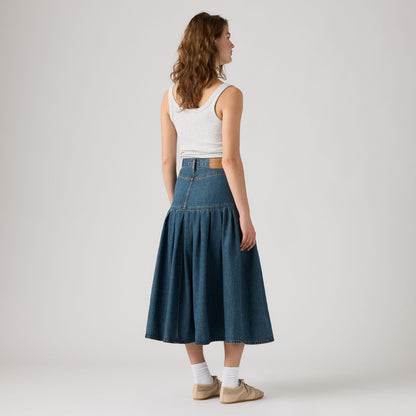 Thumbnail 2 - Levi's® Women's Yoked Pleated Skirt - 0089T0004
