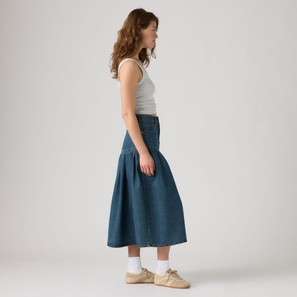 Thumbnail 4 - Levi's® Women's Yoked Pleated Skirt - 0089T0004