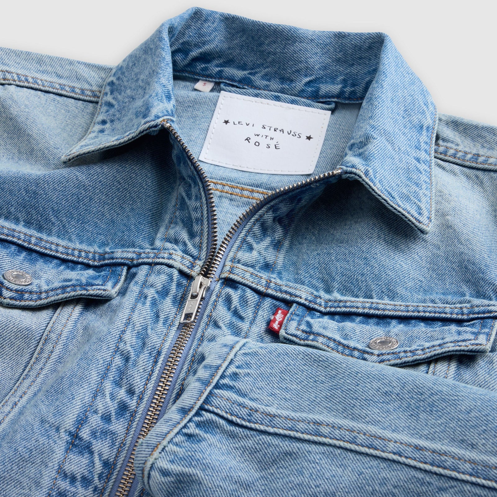 Main 8 - Levi's® x Rosé Women's Denim Jacket - 00C0A0001