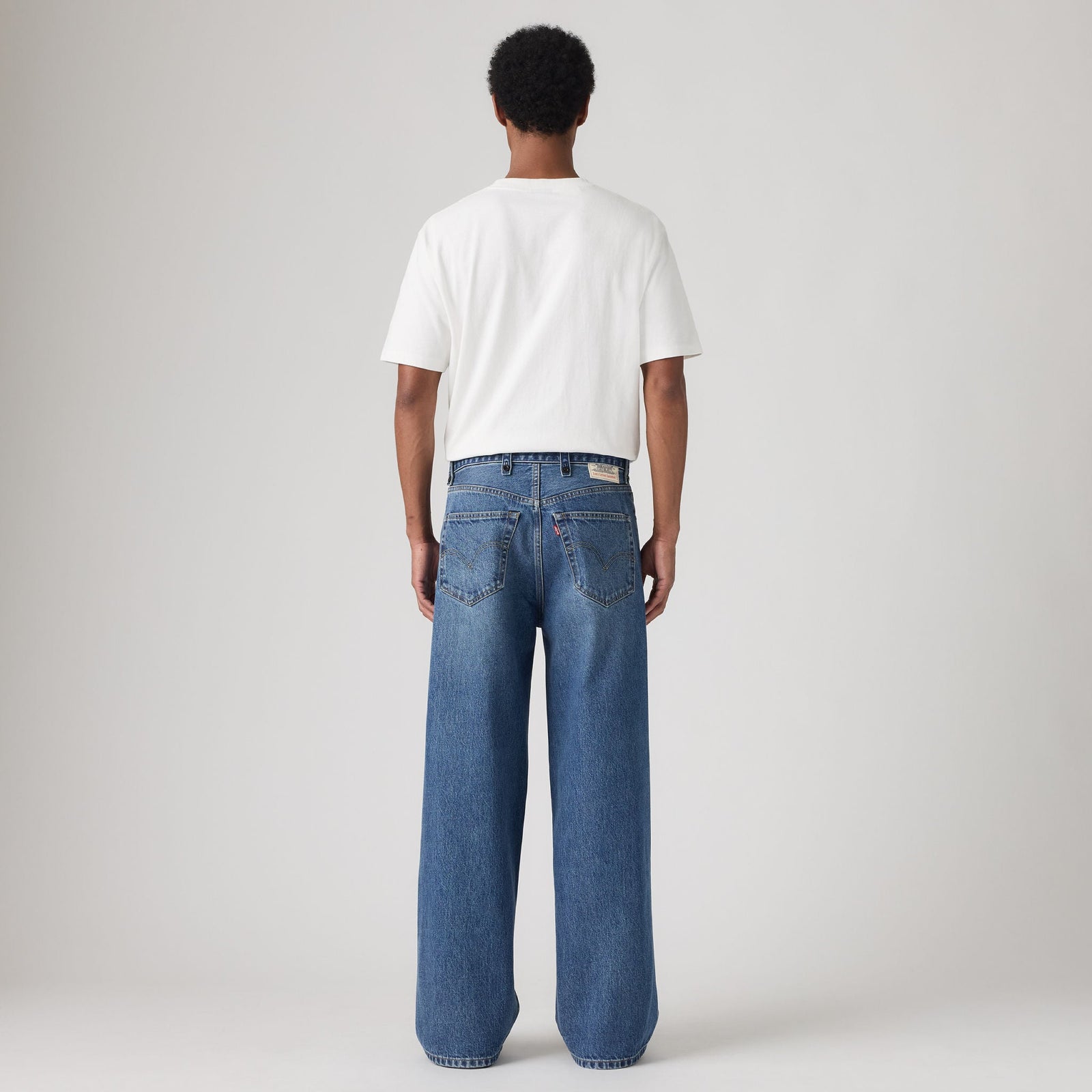 Main 4 - Levi’s® x sacai Belted Wide Pants - 008BK0002