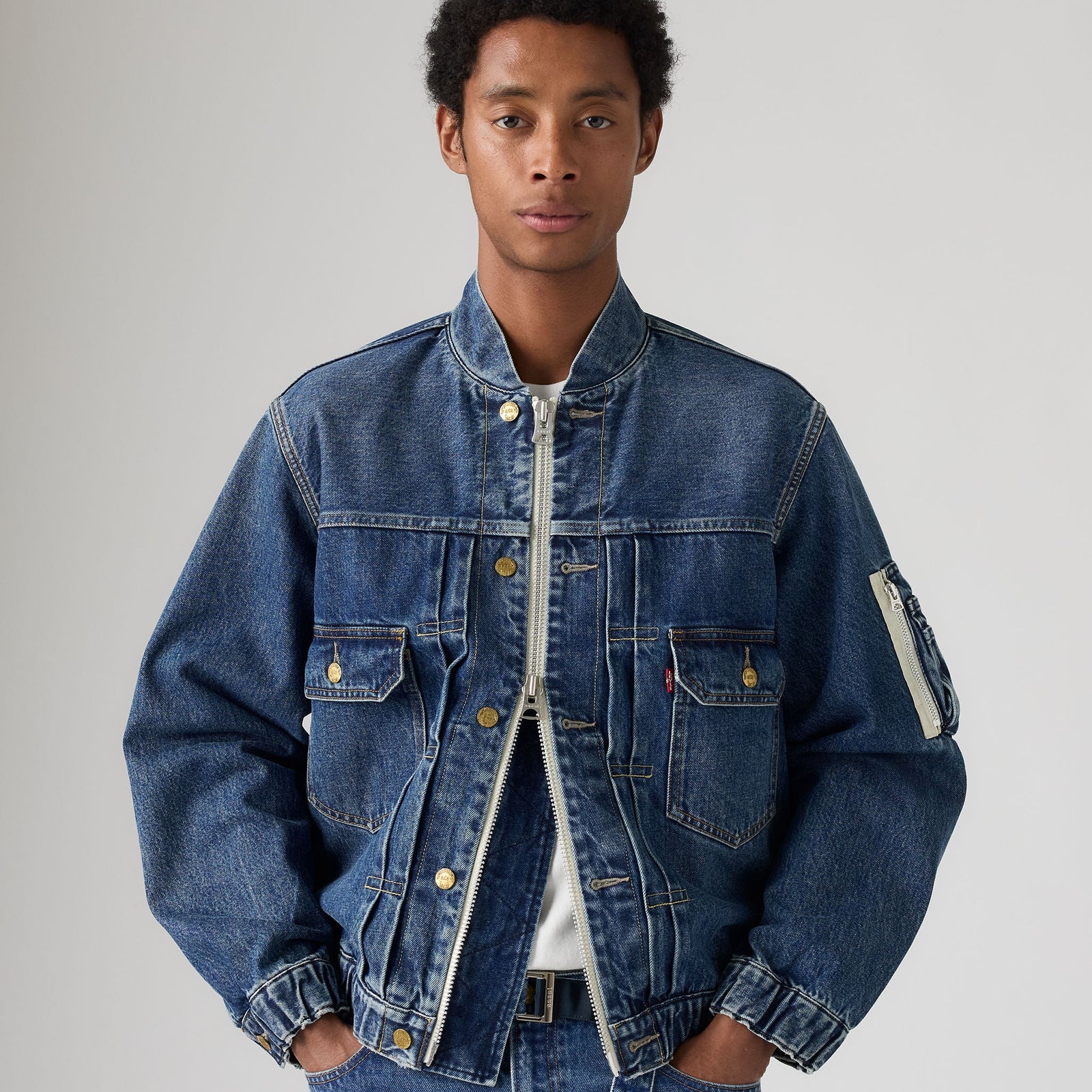 Main 1 - Levi’s® x sacai Men's Blouson Jacket - 008BJ0002