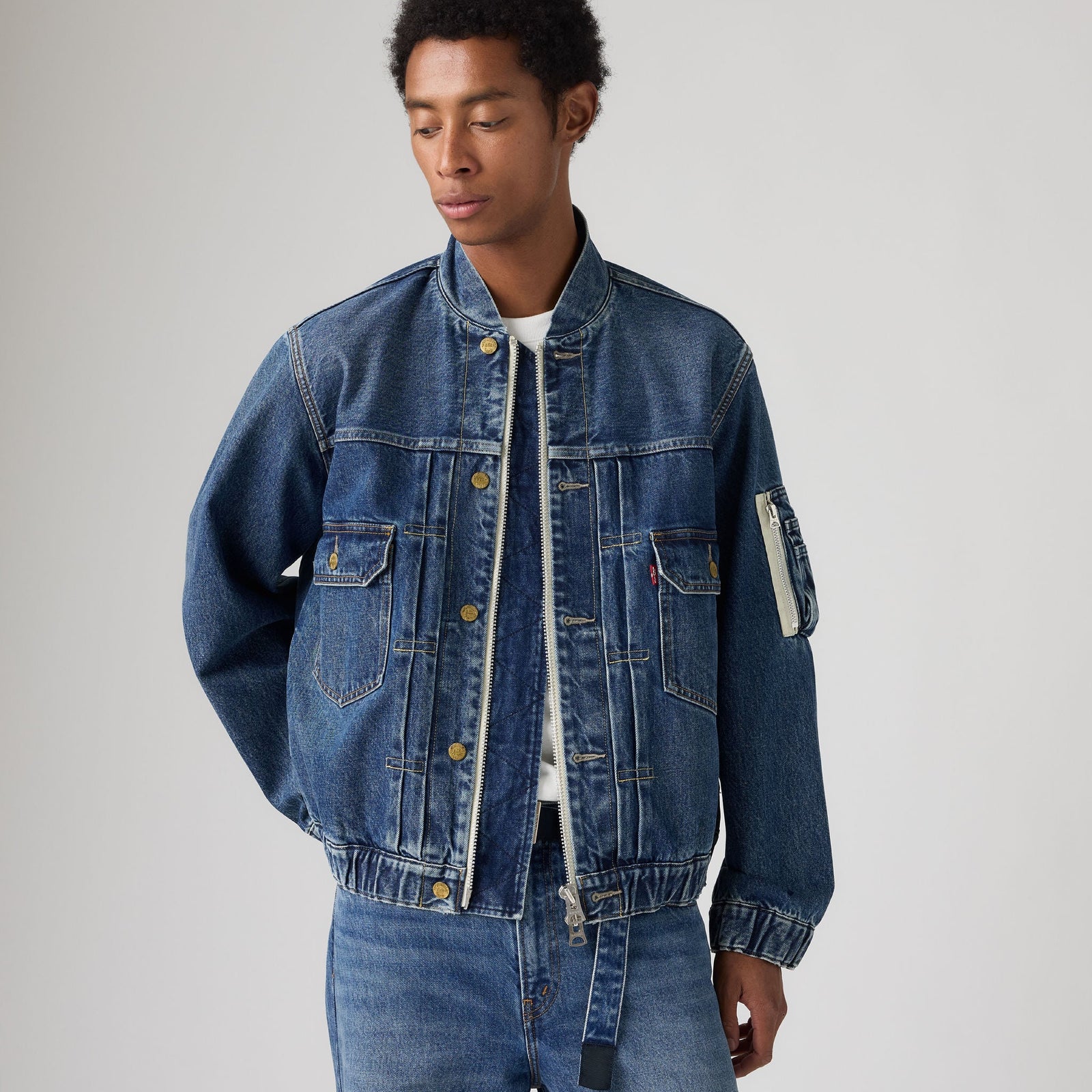 Main 4 - Levi’s® x sacai Men's Blouson Jacket - 008BJ0002
