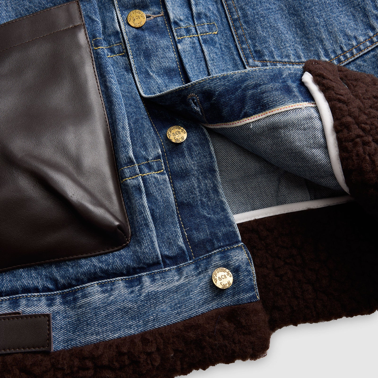 Main 9 - Levi’s® x sacai Men's Sherpa Jacket - 008BG0003