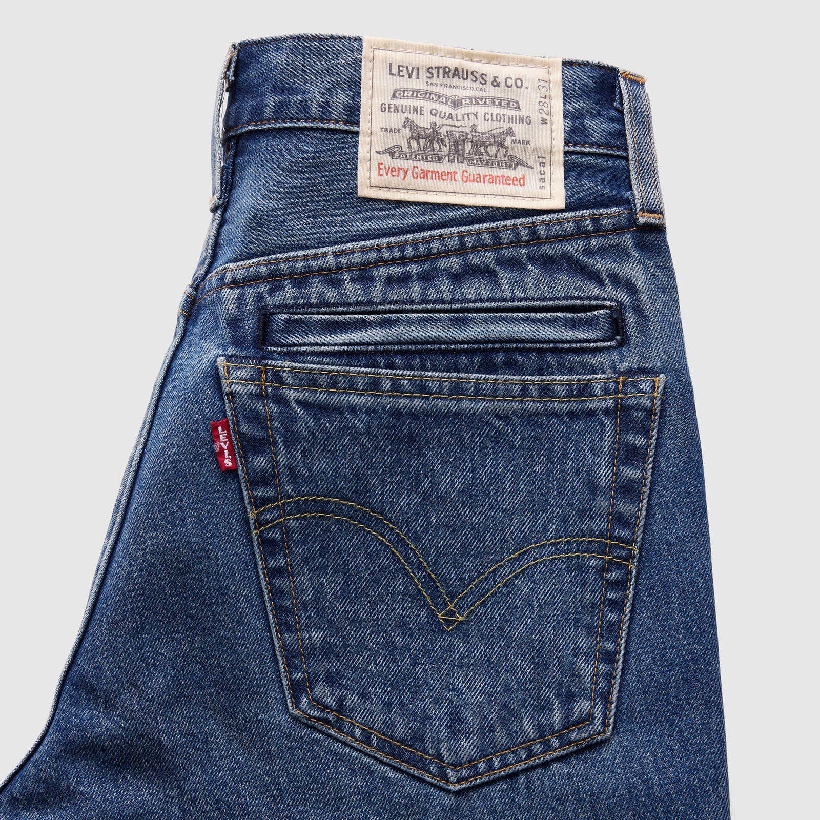 Main 10 - Levi’s® x sacai Belted Flare Pants - 008LN0002
