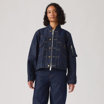 Thumbnail 3 - Levi’s® x sacai Women's Blouson Jacket - 008BN0001