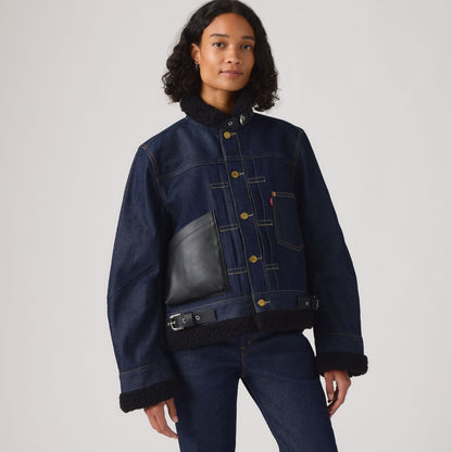 Thumbnail 1 - Levi’s® x sacai Women's Sherpa Jacket - 008BM0001