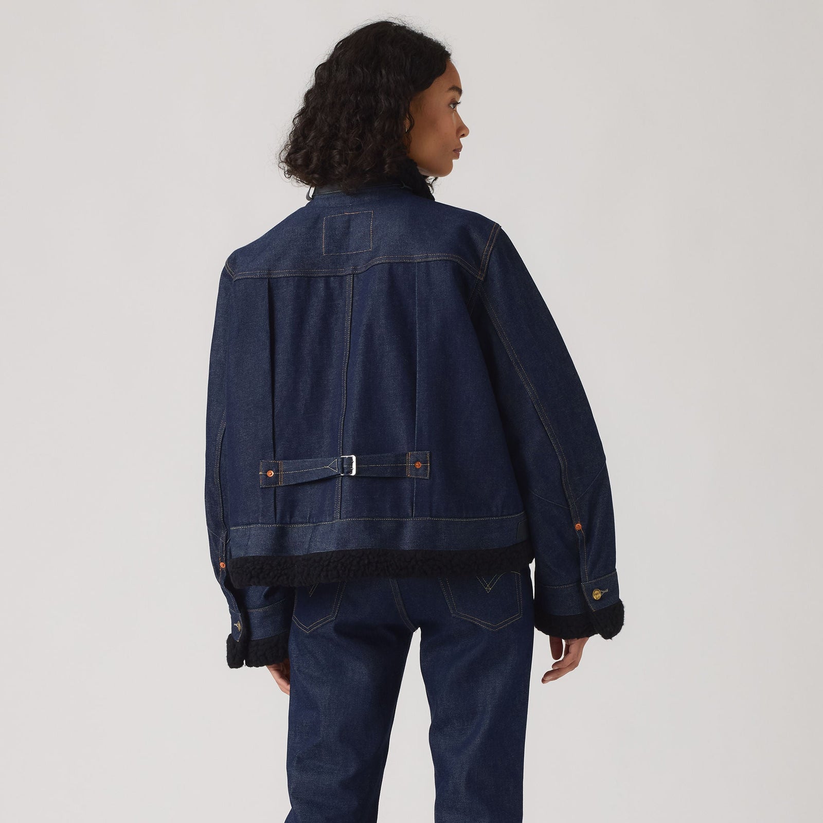 Main 2 - Levi’s® x sacai Women's Sherpa Jacket - 008BM0001