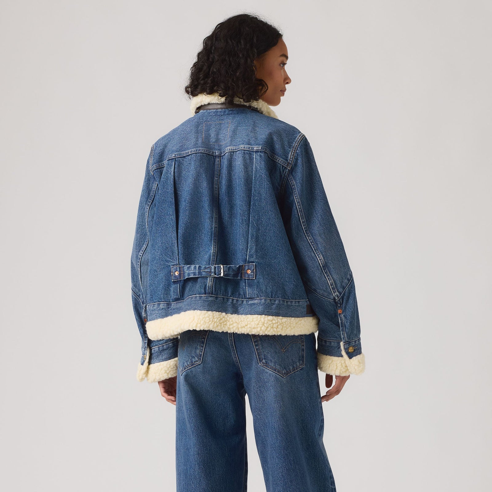 Main 2 - Levi’s® x sacai Women's Sherpa Jacket - 008BM0002
