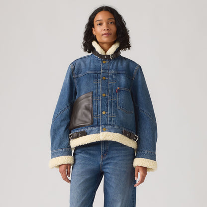 Thumbnail 3 - Levi’s® x sacai Women's Sherpa Jacket - 008BM0002