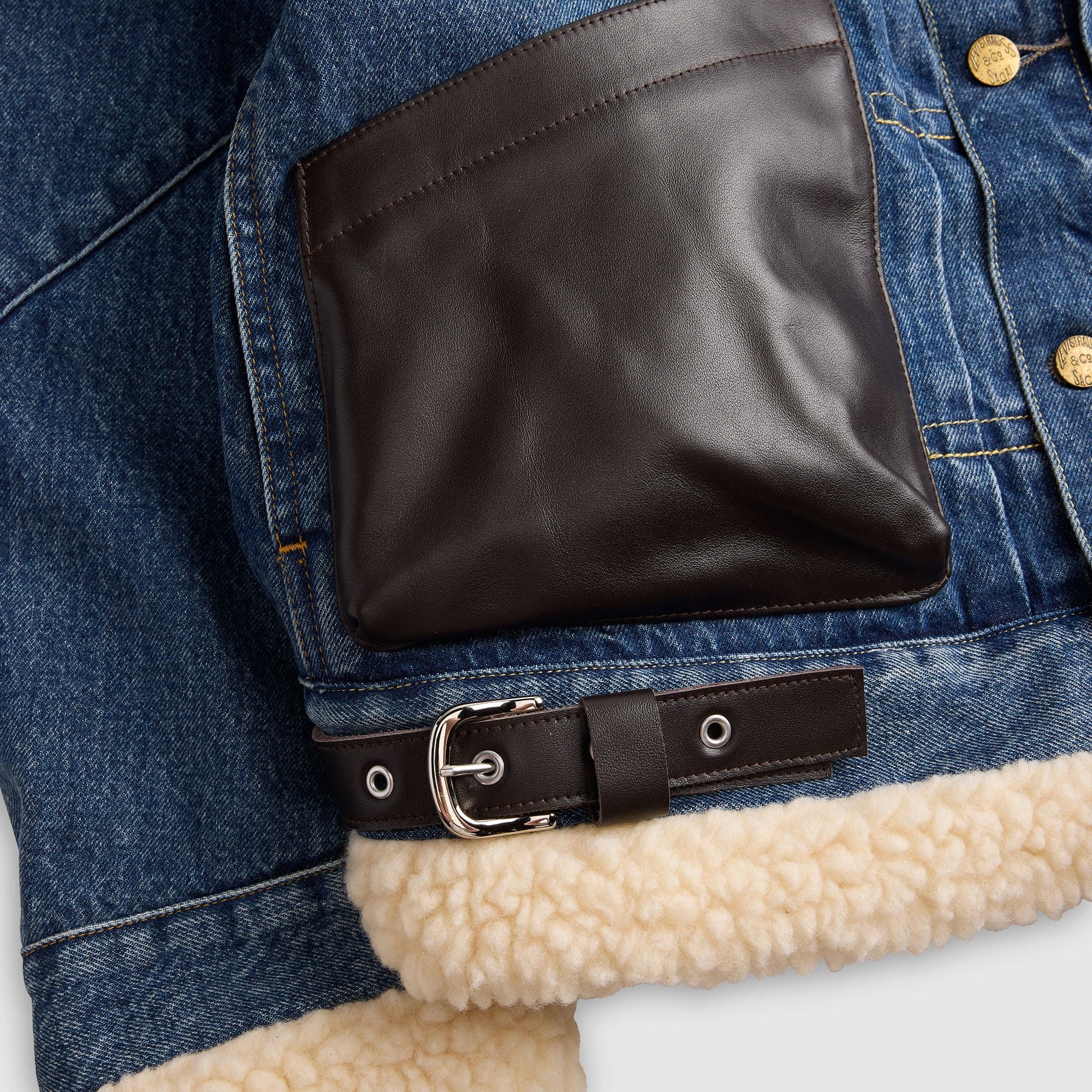 Main 9 - Levi’s® x sacai Women's Sherpa Jacket - 008BM0002