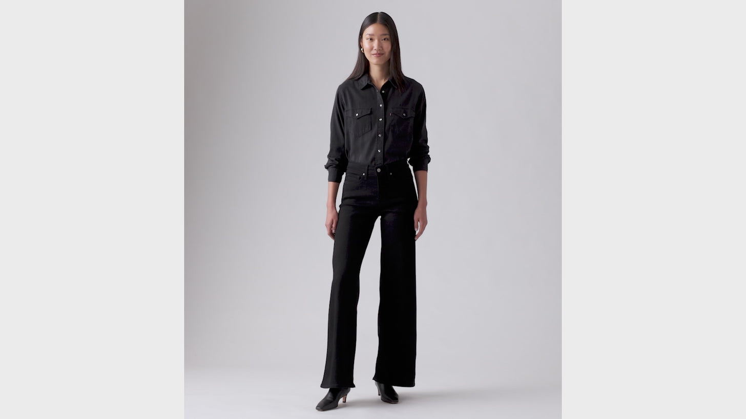 Main 6 - Levi's® Women's 318 Shaping Wide Leg Jeans - 001PZ0005