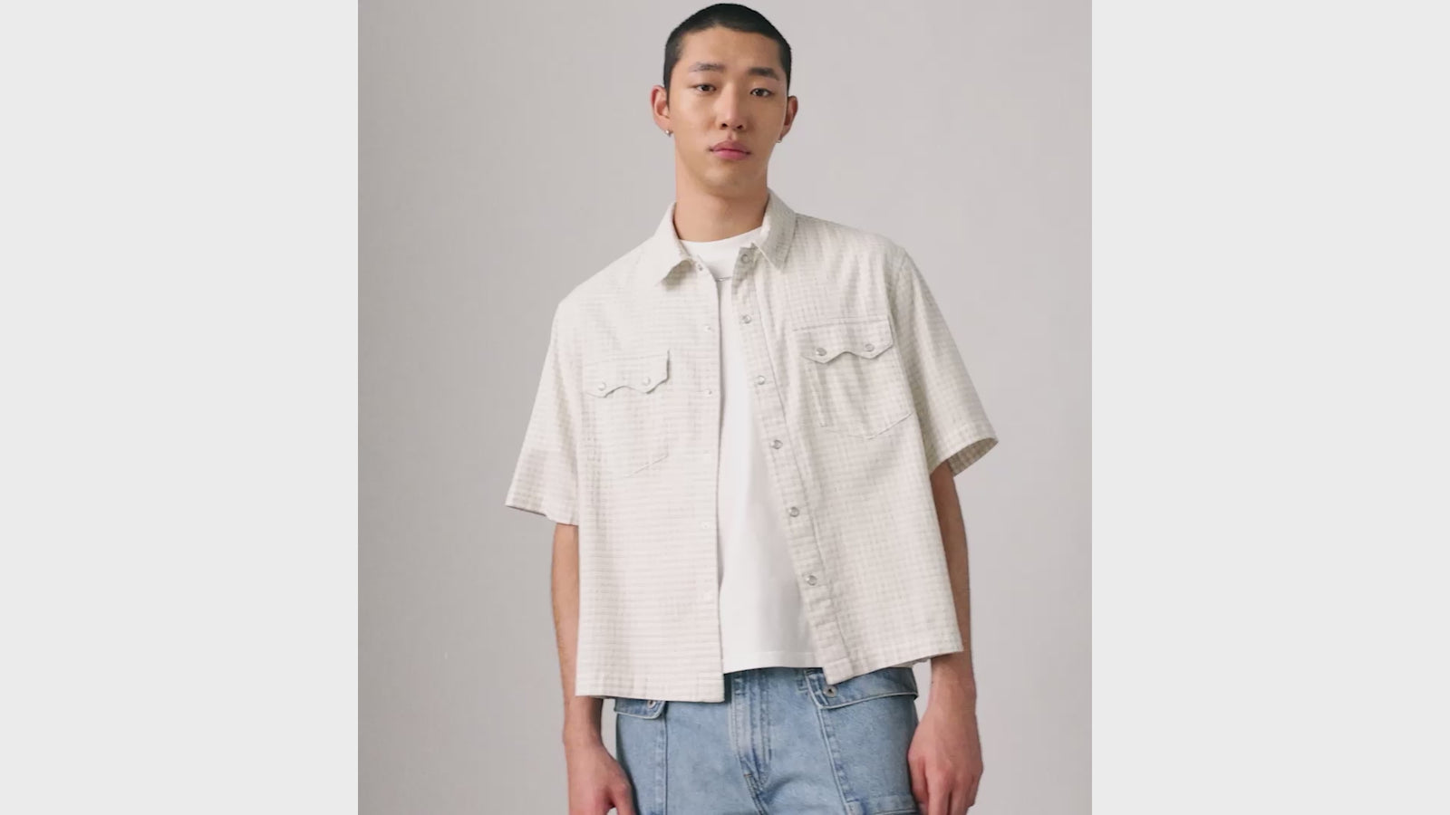 Main 3 - Levi's® Men's Short-Sleeve Boxy Western Shirt - 005H70005