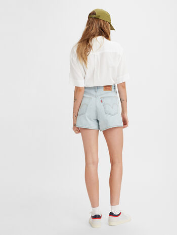 High-Waisted Mom Shorts in Dad Jokes