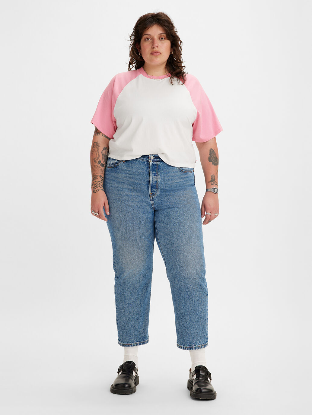 Levi's® Women's 501® Original Cropped Jeans (Plus Size) - Must Be Mine Plus