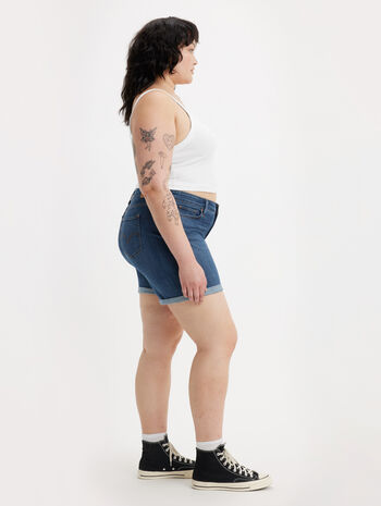 Levi's® Women's Mid-Length Shorts (Plus Size)