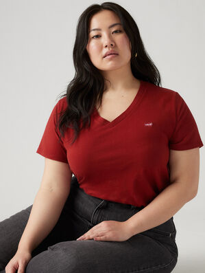 Levi's® Women's Perfect V-Neck T-Shirt (Plus Size)