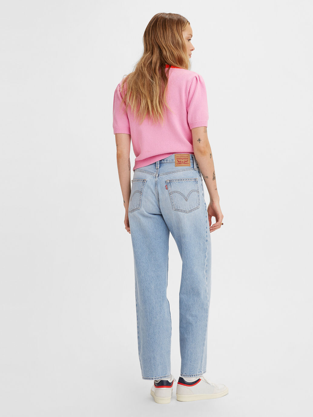 Women's Baggy Dad Jeans - Casual & Comfortable Fit Jeans