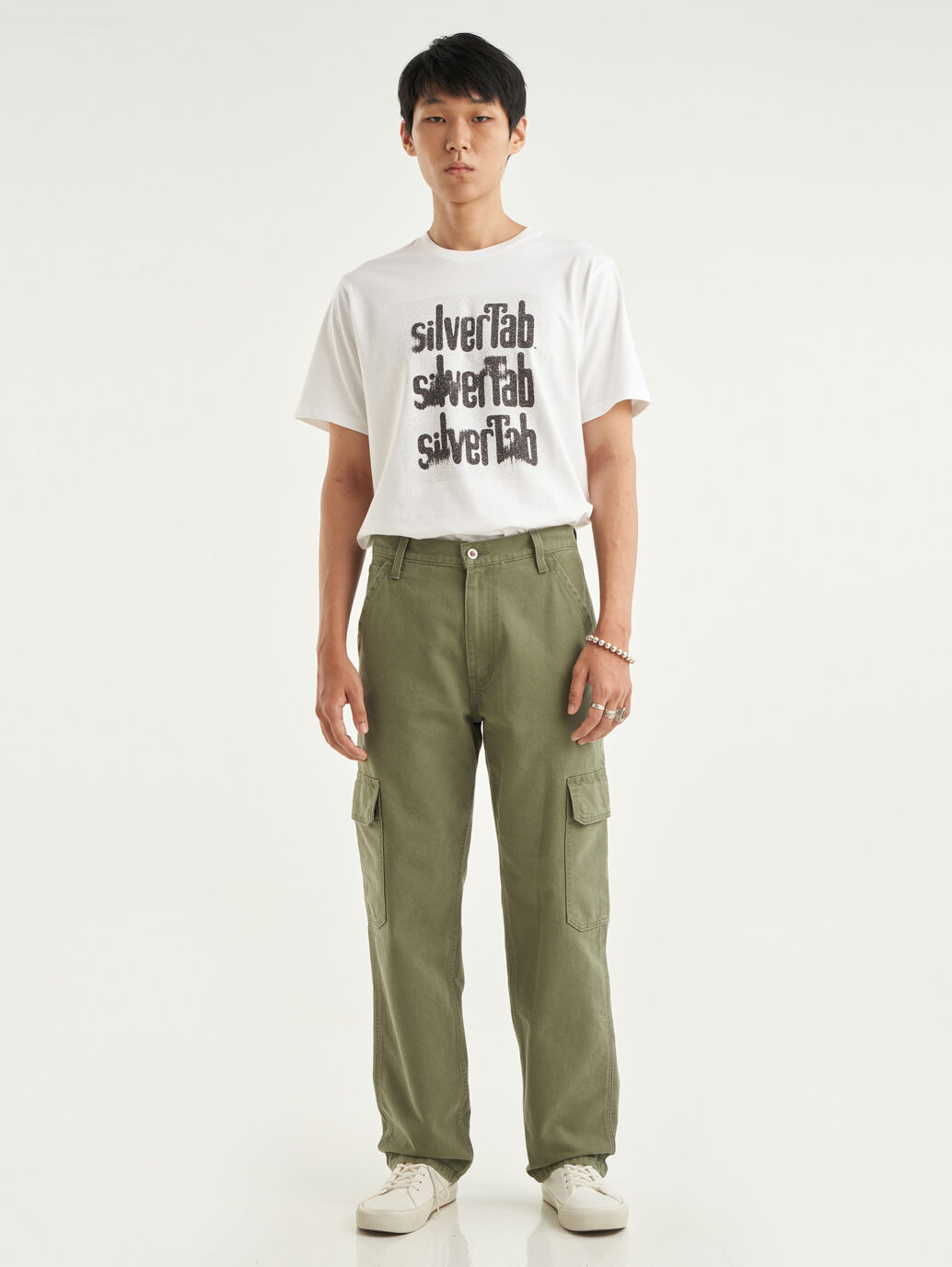 LEVI'S® Silvertab™ Baggy Pants Loose Cargo Four Leaf Clover