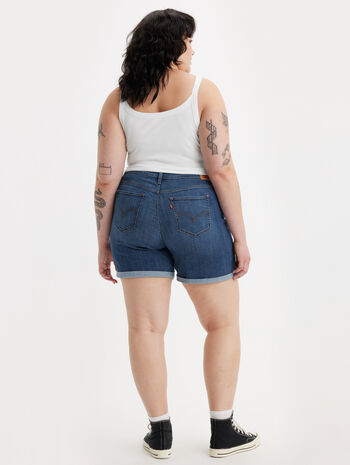 Levi's® Women's Mid-Length Shorts (Plus Size)