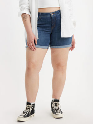 Levi's® Women's Mid-Length Shorts (Plus Size)