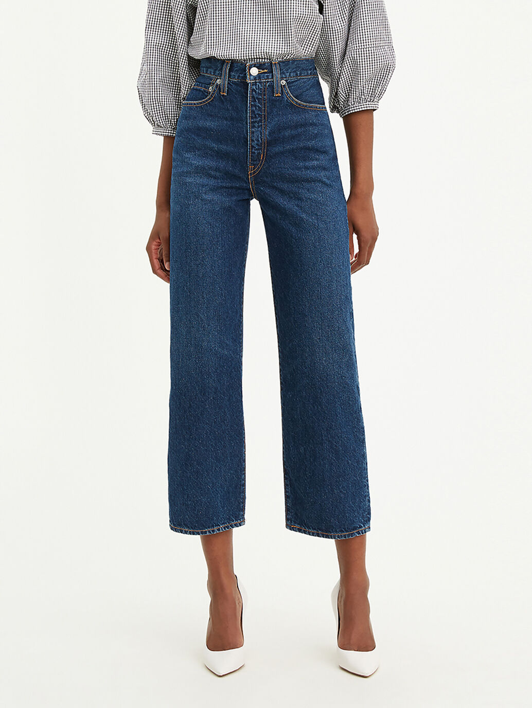 Ribcage Straight Ankle Jeans Ground 