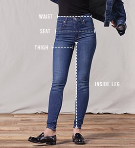 Size Chart  Women's Jeans